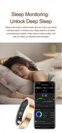 ✨ BalanceRing Diamond – Super smal (6.3mm), stijlvol & slim: jouw modebewuste ring met hartslag-, stress- & gezondheidsmonitoring