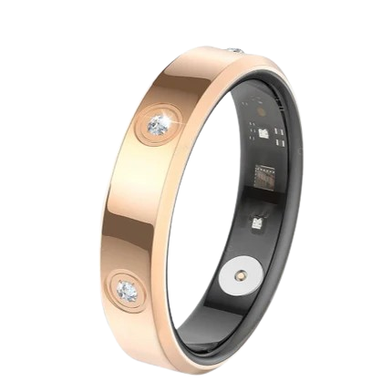 2025 Smart Ring Damen Herren Super schmal 6,3 mm Herzfrequenz Gesundheitsstressmessung Monitor IP68 Wasserdicht Mode Sportringe