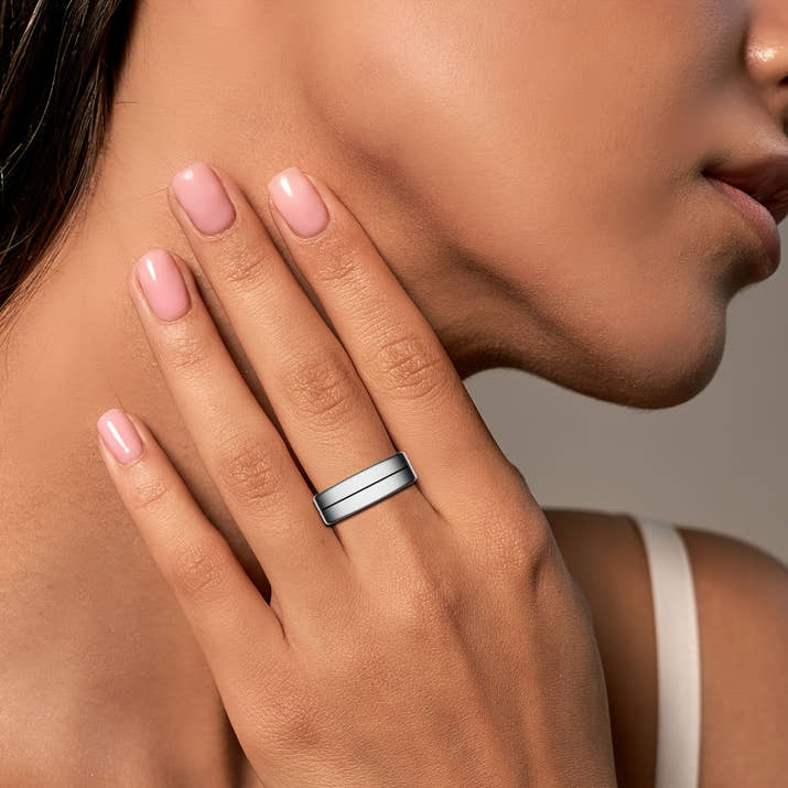 Youth Demon Smart Ring für Männer und Frauen – 5 ATM, hohe Qualität, lange Akkulaufzeit, Schritt-/Distanz-/Kalorienzähler, kompatibel mit iPhone und Android, über USB wiederaufladbar, ideales Geschenk für Fitnessbegeisterte, Fitness-Tracker, elegant